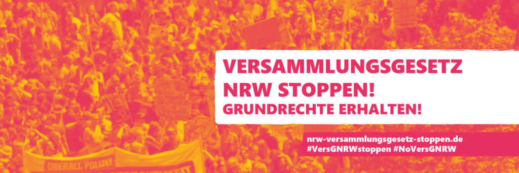 Versammlunggsetz NRW stoppen! Grundrechte erhalten!  nrw-versammlungsgesetz-stoppen.de
#VersGNRWstoppen #NOVersGNRW